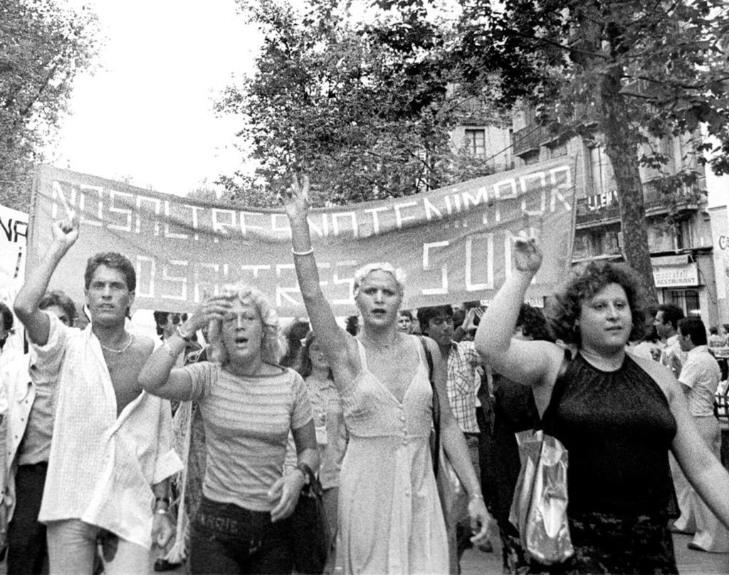 primera manifestación lgtb en españa