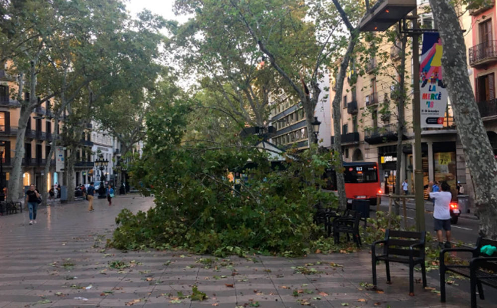 tormenta de barcelona