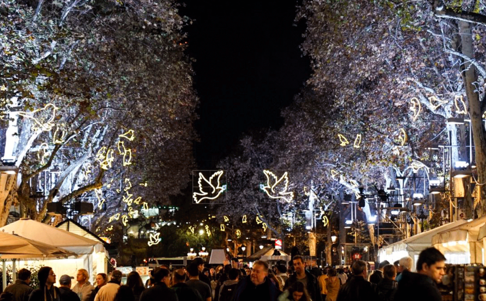 luces de navidad en barcelona